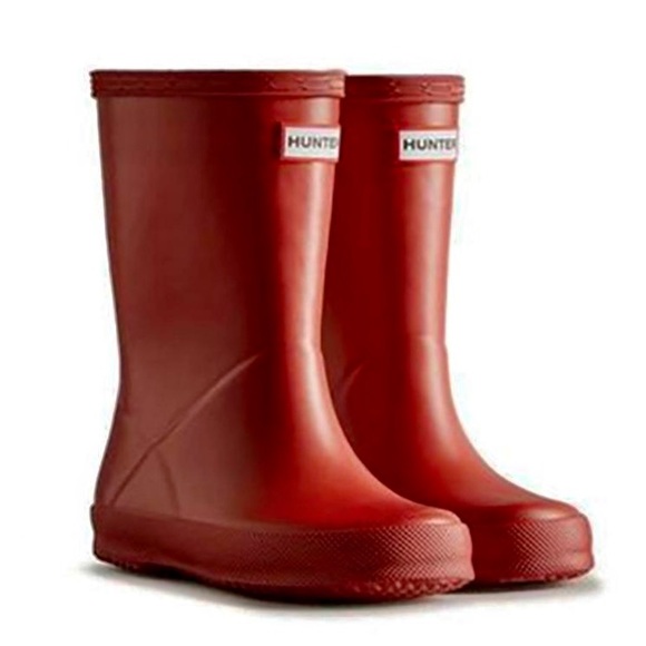 Hunter Shoes Hunter Kids First Classic Military Red Rubber Boots